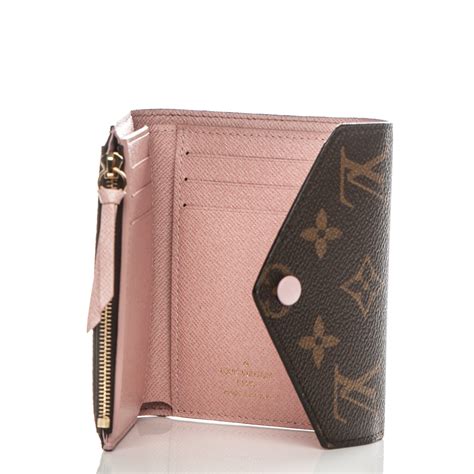 louis vuitton victorine wallet monogram. size